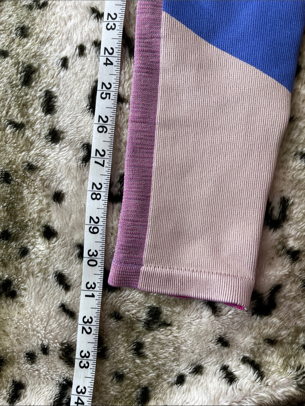 Nike Women’s Pink, Blue & Light Purple Colorblock Leggings Set - Picture 5 of 16